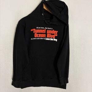 Lana Del Rey Hoodie Size Small Did You Know Tunnel Under Ocean Blvd Music RARE